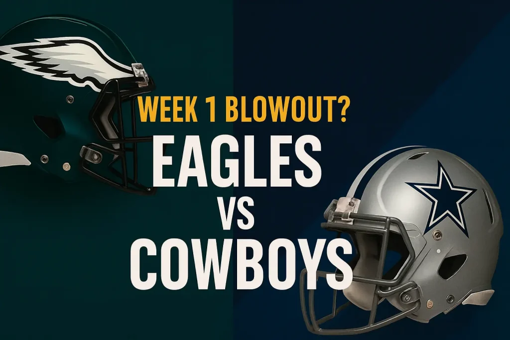 Eagles vs Cowboys. Week 1 Blowout?